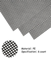Load image into Gallery viewer, Pllieay 3 Pieces Big Size Mesh Plastic Canvas Sheets for Embroidery, Acrylic Yarn Crafting, Knit and Crochet Projects, 6 Count (19.6 X 13 Inch, Black)