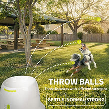 Load image into Gallery viewer, AFP Automatic Dog Ball Launcher Interactive Puppy Pet Ball Indoor Thrower Machine for Small and Medium Size Dogs, 3 Balls Included (2 inch)