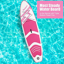 Load image into Gallery viewer, FBSPORT 10'6" Premium Inflatable Stand Up Paddle Board, Yoga Board with Durable SUP Accessories & Carry Bag.Wide Stance, Surf Control, Non-Slip Deck, Leash, Paddle and Pump for Youth & Adult