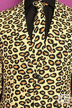 Load image into Gallery viewer, OppoSuits Men's The Jag Party Costume Suit, Brown, 48