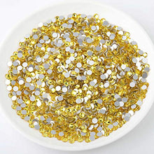 Load image into Gallery viewer, beadsland 1440 Piece Flat Back Crystal Rhinestones Round Gems,1.3mm-6.5mm, Blue Moonlight(SS10(2.7-2.8mm))