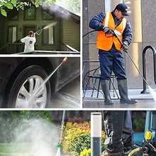 Load image into Gallery viewer, Bopopo 4000PSI Pressure Washer Turbo Nozzle Spray Tip 360° Rotating 1/4'' Quick Connect with 7 Spray Nozzle Tips Kit Multiple Degrees(0, 15, 25, 40 Degrees,Rinse1,Soap2) 4.0 GPM 4.0 Orifice.
