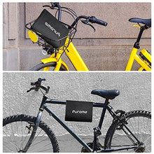 Load image into Gallery viewer, Puroma Bike Cover Outdoor Waterproof Bicycle Covers Rain Sun UV Dust Wind Proof with Lock Hole for Mountain Road Electric Bike, XXL (Basic Black)