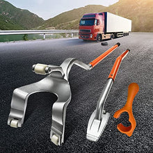 Load image into Gallery viewer, HONYTA Tire Changer (3nd Edition Upgraded), 17.5" to 24" Tire Mount Demount Tool, Adapted to Aluminum and Steel Rims,Manual Tubeless Truck, Extra Bead Breaker Tire Changing Tool(Orange)