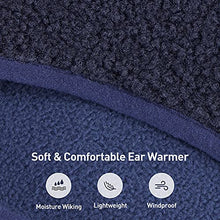 Load image into Gallery viewer, Arcweg Winter Ear Warmers Fleece Sports Headbands Thermal Stretchy Ear Muffs Moisture Wicking Running Head Bands for Women Men Cycling Yoga Skiing Outside Sports Blue