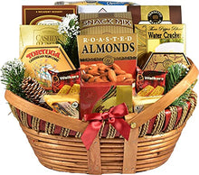Load image into Gallery viewer, Home For The Holidays Meat and Cheese Gift Basket Filled with Wisconsin Sausages and Cheeses and So Much More for Christmas (Large), 10 Pounds