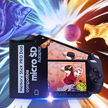Load image into Gallery viewer, PSP Memory Stick Adapter, Funturbo Micro SD to Memory Stick PRO Duo MagicGate Card for Sony Playstation Portable, Camera, Handycam