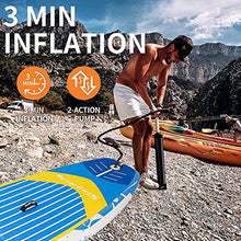 Load image into Gallery viewer, Kingdely Inflatable Stand Up Paddle Board, Comes with Durable SUP Accessories & Portable Carry Bag, Non-Slip Deck, Leash, Paddle and Pump, Standing Boat for Youth & Adult
