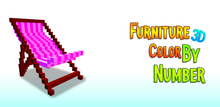 Load image into Gallery viewer, Furniture 3D Color by Number - Voxel Coloring Book