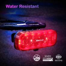Load image into Gallery viewer, BikeSpark Auto-Sensing Rear Light G4R, USB Rechargeable, 240HRs, Precise Brake Sensing for Cargo Rack, Large Reflector, 50/80mm Screw Mounted, Easy Release, Made in Taiwan
