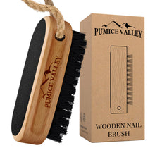 Load image into Gallery viewer, Set of Hemp Back Washer & Wooden Cleaning Finger Nail Brush