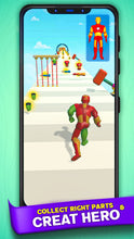 Load image into Gallery viewer, Perfect Mashup Superhero Maker Challenge Runner 3D - Collect Heroes Parts to Make Superheroes and Boost War Superpower Rush Game
