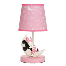 Load image into Gallery viewer, Lambs & Ivy Disney Baby Minnie Mouse Pink Celestial Lamp with Shade & Bulb