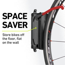Load image into Gallery viewer, Vibrelli Swivel Bike Wall Mount - Bike Hanger - Vertical Bike Rack - Bike Hangers for Garage - MTB Mountain Bike Wall Mount Bike Rack - Bicycle Storage Rack for Garage