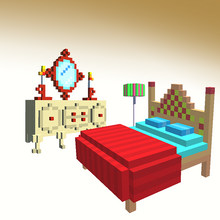 Load image into Gallery viewer, Furniture 3D Color by Number - Voxel Coloring Book