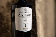 Load image into Gallery viewer, Zahara Extra Virgin Olive Oil from Italy | Sicilian Pure EVOO | Premium Early Harvest Cold Pressed Polyphenol Rich | Multiple Award Winner from Oleificio Guccione | 16.9 fl oz (500ml) Bottle With Beautiful Gift Box
