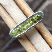 Load image into Gallery viewer, Genuine Green Peridot 925 Solid Sterling Silver Ring Size 5.75, 6, 6.75, 7, 7.75, 8, 9, 9.75, 10
