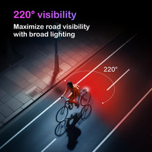 Load image into Gallery viewer, BikeSpark Auto-Sensing Rear Light G4R, USB Rechargeable, 240HRs, Precise Brake Sensing for Cargo Rack, Large Reflector, 50/80mm Screw Mounted, Easy Release, Made in Taiwan