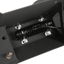 Load image into Gallery viewer, ECOTRIC Front Bumper Compatible with 2007-2022 Jeep Wrangler JK/JKU JL/JLU Gladiator JT Front Bumper Rock Crawler Winch Plate W/Winch Plate & 2 18W LED Lights D-rings