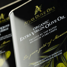 Load image into Gallery viewer, Atlas 3 LT Organic Cold Press Extra Virgin Olive Oil with Polyphenol Rich from Morocco|Newly Harvested Unprocessed from One Single Family Farm | Moroccan EVOO Trusted by Michelin Star Chefs
