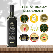 Load image into Gallery viewer, Olea Kotti EVOO 250ML Ultra Premium Extra Virgin Olive Oil, First Cold Press Rich in Antioxidants & Polyphenols Single Farm Origin Product of Tunisia Marasca, 250 ML Glass Bottle