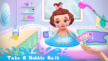 Load image into Gallery viewer, Sweet Baby Newborn Girl Babysitter Life - Cleanup, Bath time, Daycare, Feed, Play & Summer Fun!