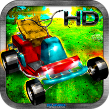 Load image into Gallery viewer, LITTLE LAWN MOWER Racing: Asphalt vs Grass