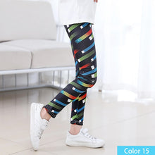 Load image into Gallery viewer, SheeCute Girls Spring Autumn Full Length Printing Skinny Leggings SC1752-C