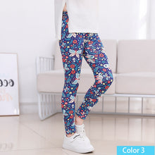 Load image into Gallery viewer, SheeCute Girls Spring Autumn Full Length Printing Skinny Leggings SC1752-C
