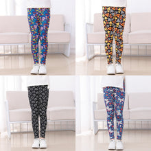 Load image into Gallery viewer, SheeCute Girls Spring Autumn Full Length Printing Skinny Leggings SC1752-C