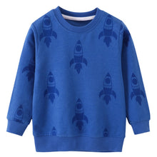 Load image into Gallery viewer, Jumping Meters New Arrival Animals Kids Sweatshirts Cartoon Boys Girls Autumn Winter Hooded Toddler Long Sleeve Clothes Sweaters
