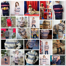 Load image into Gallery viewer, 1-8T Toddler Kid Boy Sweater Spring Winter Clothes Warm Pullover Top Long Sleeve Plaid Sweater Girl Fashion Gentleman Knitwear