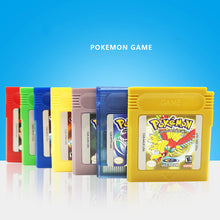 Load image into Gallery viewer, Pokémon GBC Series 16-Bit Clastic Game Cartridges