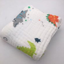 Load image into Gallery viewer, 6 Layers Bamboo Cotton Baby Receiving Blanket Infant Kids Swaddle Wrap Blanket Sleeping Warm Quilt Bed Cover Muslin Baby Blanket
