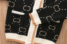 Load image into Gallery viewer, Girls Sweater Cardigan Coat Clothes Kids Classic Outwear Top Fall Winter Long Sleeve Warm Baby Children Knitting Overcoat 1-5Y