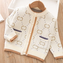 Load image into Gallery viewer, Girls Sweater Cardigan Coat Clothes Kids Classic Outwear Top Fall Winter Long Sleeve Warm Baby Children Knitting Overcoat 1-5Y