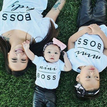 Load image into Gallery viewer, Family T-Shirts Papa Bear Mama Bear Baby Bear Letter Print T-shirt Parent-child Short Sleeve T-shirts Family Matching Sets Tops