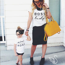 Load image into Gallery viewer, Family T-Shirts Papa Bear Mama Bear Baby Bear Letter Print T-shirt Parent-child Short Sleeve T-shirts Family Matching Sets Tops