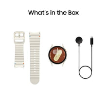 Load image into Gallery viewer, Samsung Galaxy Watch 7 40mm Bluetooth AI Smartwatch w/Energy Score, Wellness Tips, Heart Rate Tracking, Sleep Monitor, Fitness Tracker, 2024, Cream [US Version, 1Yr Manufacturer Warranty]
