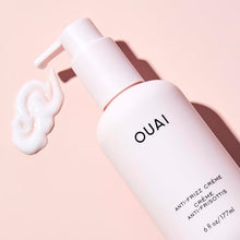 Load image into Gallery viewer, OUAI Anti Frizz Cream - Moisturizing Hair Cream with Frizz Control &amp; Heat Protection - Provides Lasting Hydration with Jackfruit &amp; Beetroot Extract - Paraben, Phthalate &amp; Sulfate Free (6 oz)
