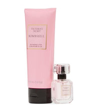 Load image into Gallery viewer, Victoria's Secret Bombshell Mini Fragrance Duo Gift Set: Mini Eau de Parfum &amp; Travel Lotion
