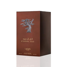 Load image into Gallery viewer, Lattafa Eternal Oud Edp - Eau De Parfum 100ml(3.4 Oz) | Grapefruit, Plum, Orchid, Heliotrope, Vanilla, Amber, Oud, Benzoin, Tonka Bean, Labdanum Perfumes
