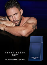 Load image into Gallery viewer, Perry Ellis Sky 3.4 fl oz EDT - Cologne for Men - fresh, aquatic, citrus - bergamot, lime, mint, violet, sandalwood, cedarwood
