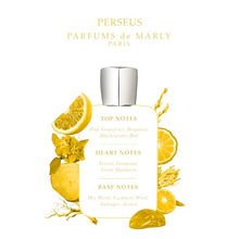 Load image into Gallery viewer, Parfums de Marly - Perseus - 2.5 Fl Oz - Eau De Parfum - Top Notes Bergamot, Grapefruit, Blackcurrant Bud - Heart Notes Vetiver, Green Mandarin, Geranium - Base Notes Dry Woods, Cashmere Wood - 75ml
