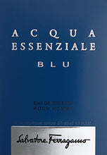 Load image into Gallery viewer, Salvatore Ferragamo Acqua Essenziale Blu Eau de Toilette Spray for Men, 1.7 Ounce
