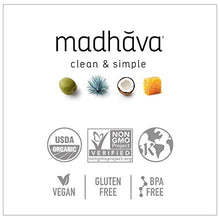 Load image into Gallery viewer, Madhava Organic Olive Oil, 1L Tin, 100% Pure, Single Source, Traceable, Cold Extracted, Non-Gmo, No Pesticides, Gluten Free, Vegan, Kosher, Extra Virgin, 33.8 Fl Oz
