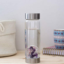 Load image into Gallery viewer, VitaJuwel ViA WELLNESS - Crystal Water Bottle with Amethyst, Rose Quartz &amp; Clear Quartz
