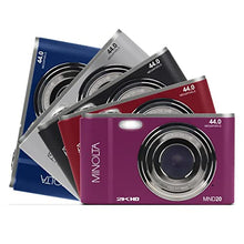 Load image into Gallery viewer, Minolta MND20 44 MP / 2.7K Ultra HD Digital Camera (Black)
