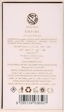 Load image into Gallery viewer, EMPIRE, Eau de Parfum 80 mL from the SAWALEF Boutique Range | Vanilla, Sandalwood and Soft Leather | Long Lasting with Intense Sillage | Cologne for Men and Perfume for Women | by Swiss Arabian Oud

