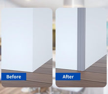 Load image into Gallery viewer, COUKIU Wall Corner Protector, Inside &amp; Outside Self Adhesive Wall Corner Guard&amp;Edge Protector, Flexible Vinyl Corner Moulding Trim Caulk Strip, Peel and Stick Trim for Ceiling, Countertop, Grey, 10ft
